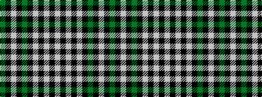 idealised woven sample of pattern GKWKGKWKWKW