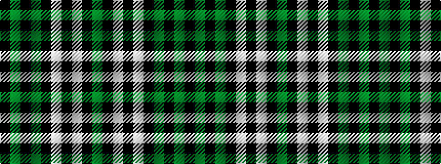 idealised woven sample of pattern GKWKWKGKGK