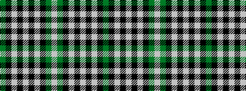 idealised woven sample of pattern GKWKWKWKGW