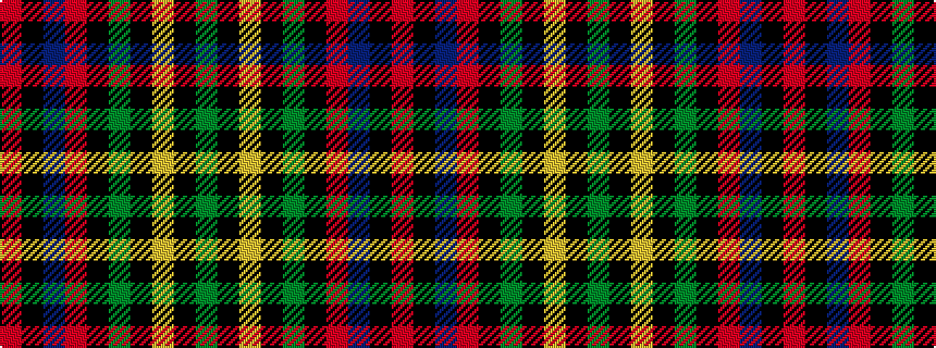 idealised woven sample of pattern GKYKGKRBKR