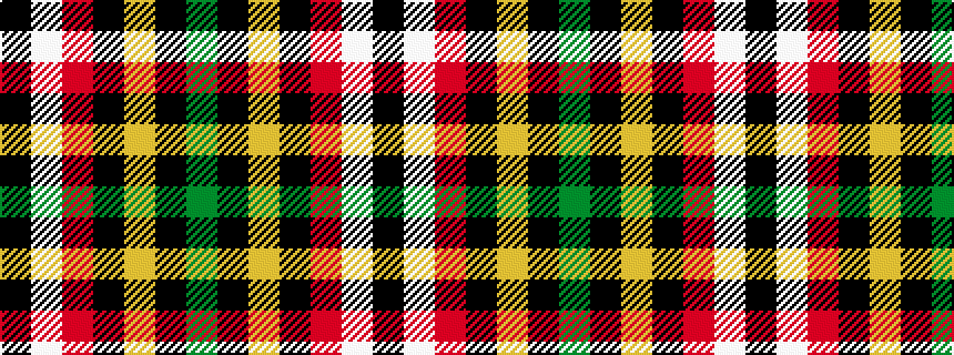 idealised woven sample of pattern GKYKRWK