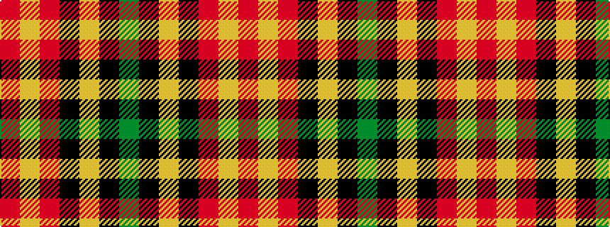 idealised woven sample of pattern GKYKRYR