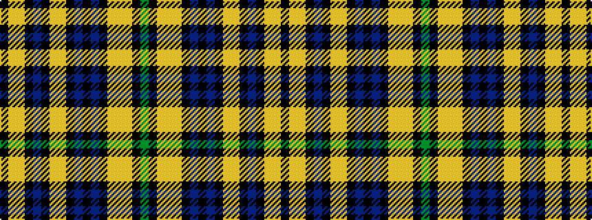 idealised woven sample of pattern GKYYYKBKBKYYKBKYYK