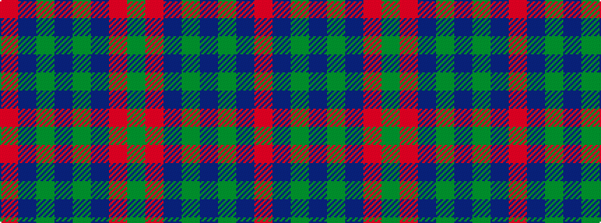 idealised woven sample of pattern GRBGBGBR