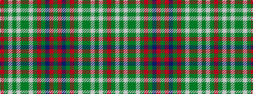 idealised woven sample of pattern GRBGRGWGGWGWGR