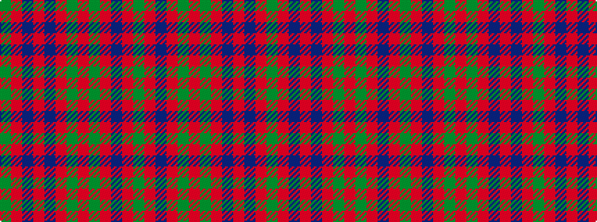 idealised woven sample of pattern GRBRBRGRGRBRG