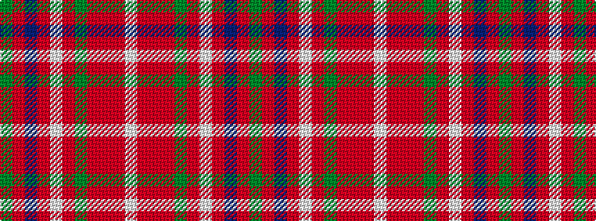 idealised woven sample of pattern GRBRWRGRRRW