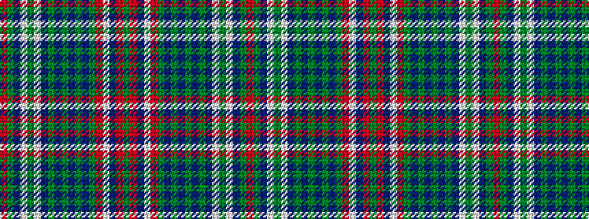 idealised woven sample of pattern GRBWRGBGBGBGBWGWBGR