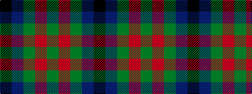 idealised woven sample of pattern GRGBK