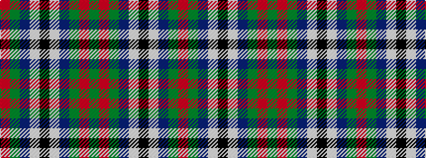 idealised woven sample of pattern GRGBWKWBGR
