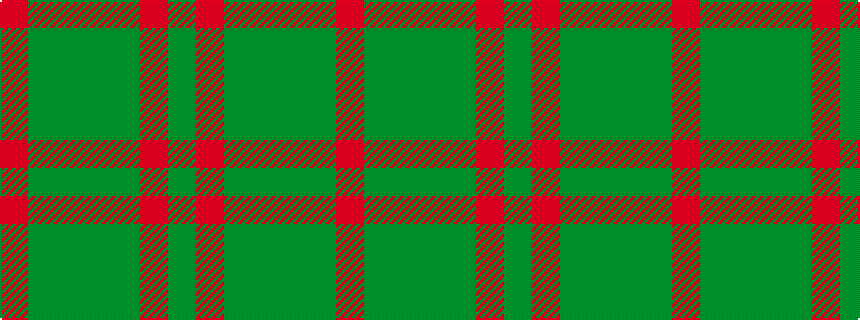 idealised woven sample of pattern GRGGGGR