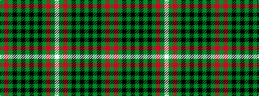 idealised woven sample of pattern GRGKGKGKGKGRGW