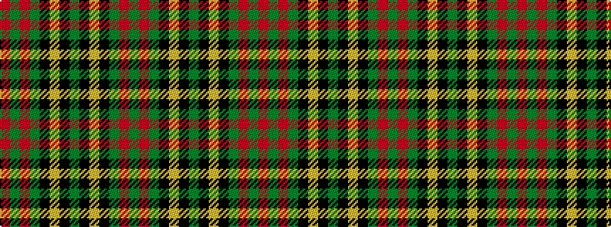 idealised woven sample of pattern GRGKYKGKYKGRGR