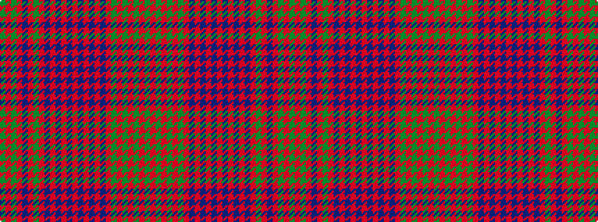 idealised woven sample of pattern GRGRBRGRBRBRBRBRBRBRGRGRGRG