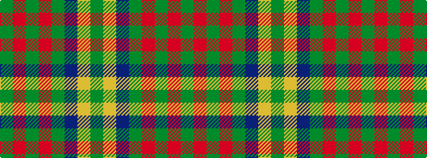idealised woven sample of pattern GRGRGBYG