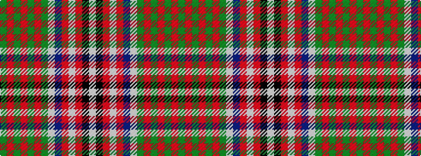 idealised woven sample of pattern GRGRGRGWBRWRKW