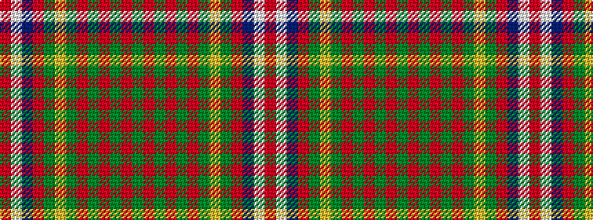 idealised woven sample of pattern GRGRGRGYGRBWR
