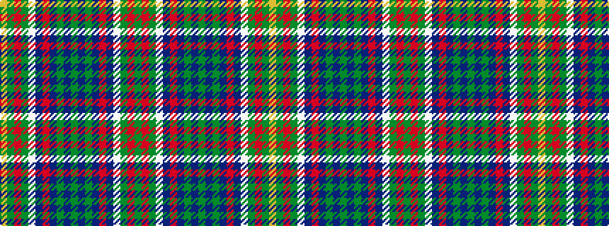 idealised woven sample of pattern GRGWBRBGBGBGBRBWGRGY