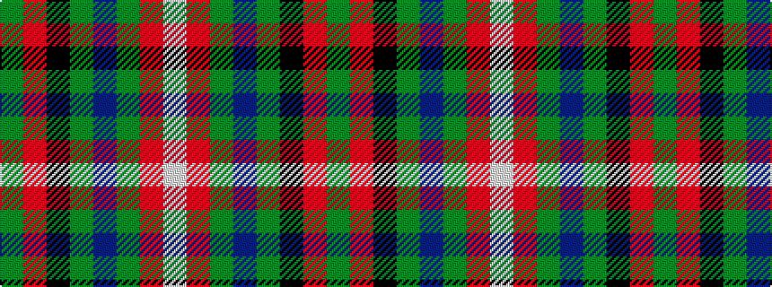 idealised woven sample of pattern GRKGBGRW