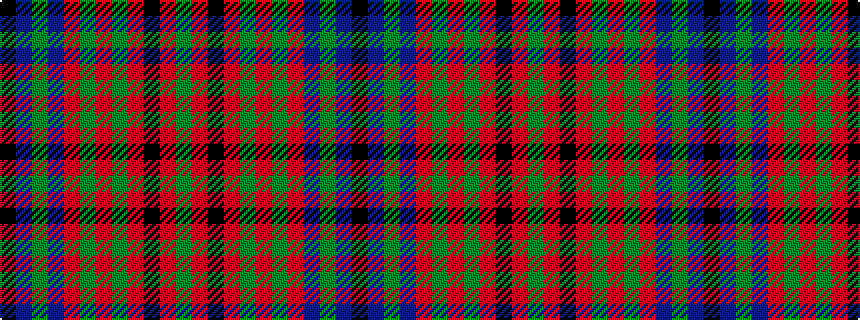 idealised woven sample of pattern GRKRGRGRBGBK