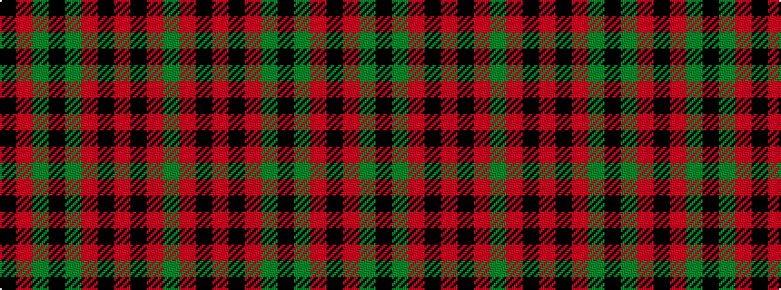 idealised woven sample of pattern GRKRKRGKGRK
