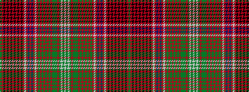 idealised woven sample of pattern GRKRKRKRKRKRKRWRBRBRWRGRGRGRGRGGGRGWGW