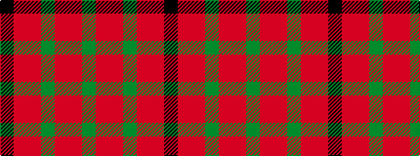 idealised woven sample of pattern GRRGRRK