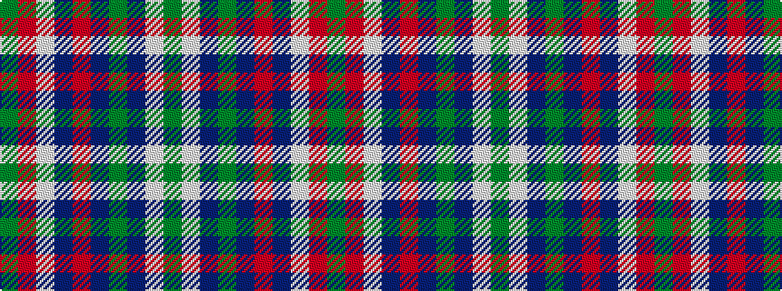 idealised woven sample of pattern GRWBRBGBWG
