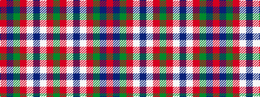 idealised woven sample of pattern GRWBWRGBR