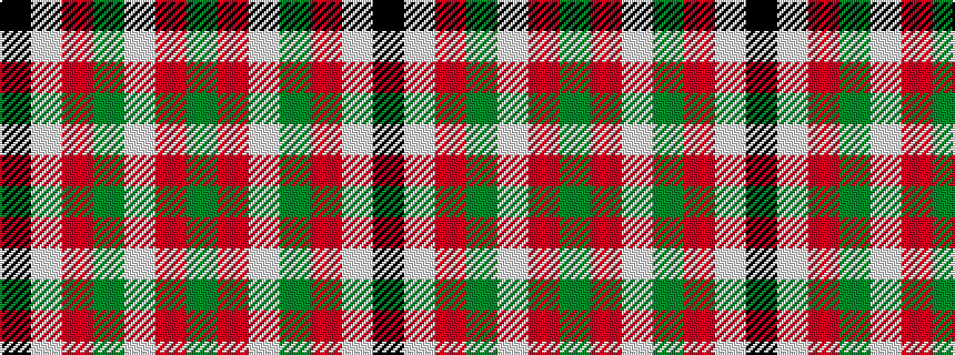 idealised woven sample of pattern GRWGRWK