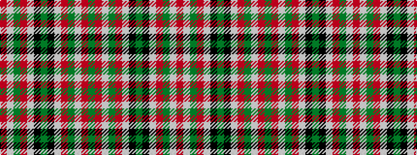 idealised woven sample of pattern GRWGRWKGKWRGWR