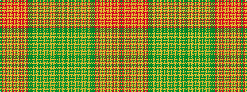 idealised woven sample of pattern GRYRYRYRYRYRYRYRGGGYGYGYGYGYGYGYGGYG