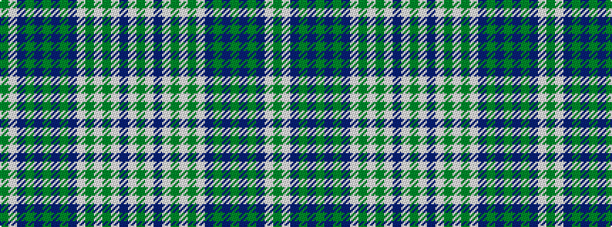 idealised woven sample of pattern GWBGBGBGBWGWGWBWG