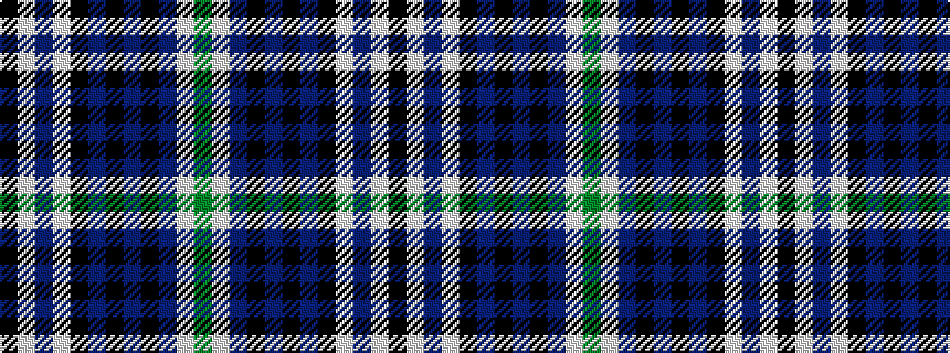 idealised woven sample of pattern GWBKBKBKWBWK