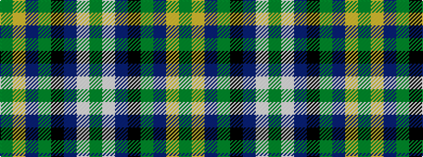 idealised woven sample of pattern GWBKGBYG