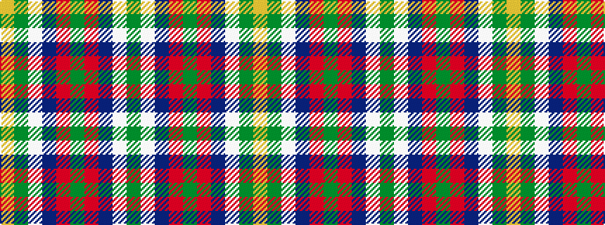 idealised woven sample of pattern GWBRGRBWGY