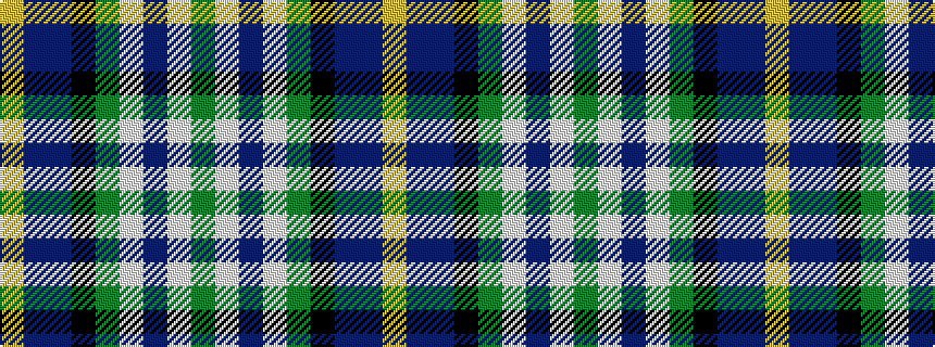 idealised woven sample of pattern GWBWGKBBY