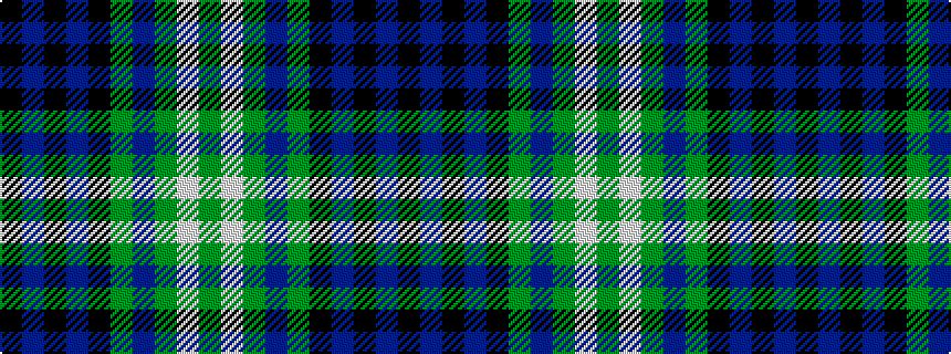 idealised woven sample of pattern GWGBGKBKBK