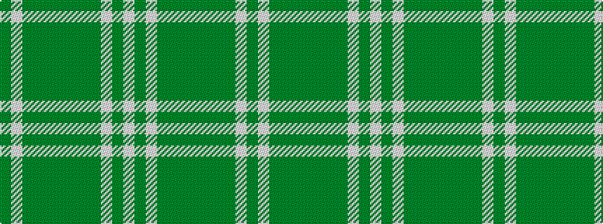 idealised woven sample of pattern GWGGGGGGGWGW