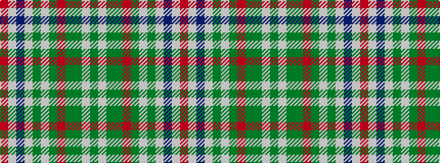 idealised woven sample of pattern GWGGRGWGWBWR