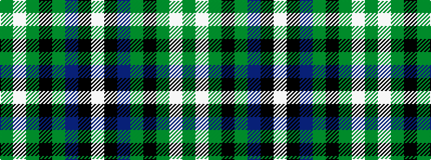 idealised woven sample of pattern GWGKGBKW