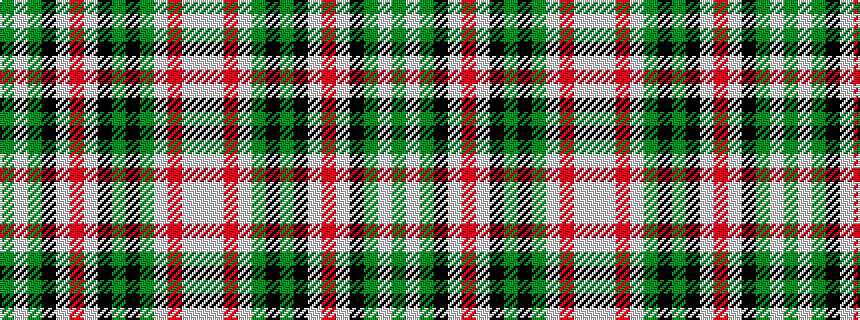 idealised woven sample of pattern GWGKWRWKGKGWRWW