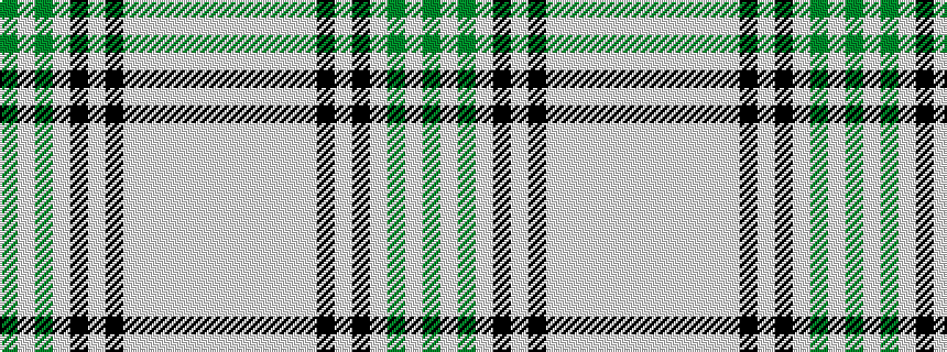 idealised woven sample of pattern GWGWKWKWWWWWW
