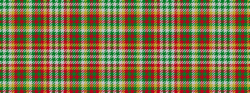 idealised woven sample of pattern GWGWYRGRGYWGRGRYRWGW