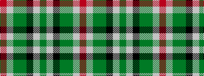 idealised woven sample of pattern GWKGGWR
