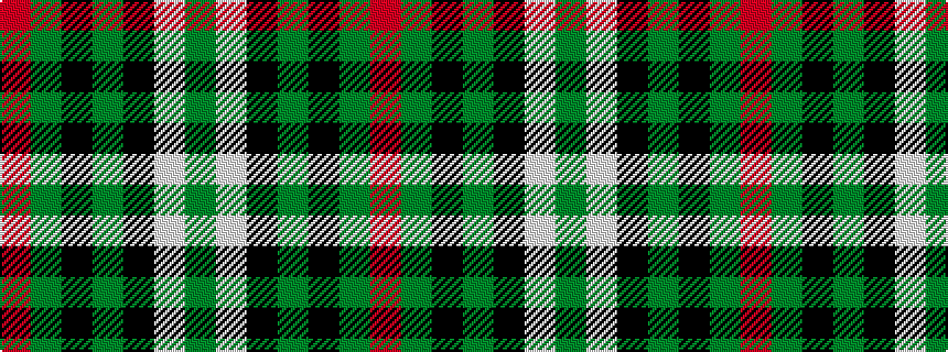 idealised woven sample of pattern GWKGKGR