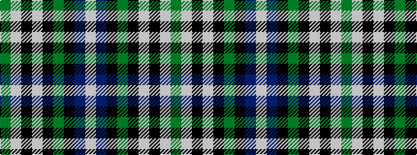 idealised woven sample of pattern GWKWKGKBW