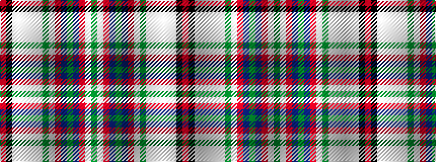 idealised woven sample of pattern GWRBGBRWGWWWWWKR