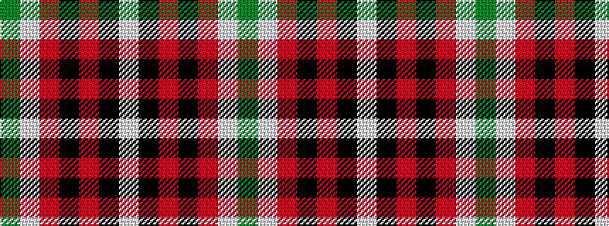 idealised woven sample of pattern GWRKRKW