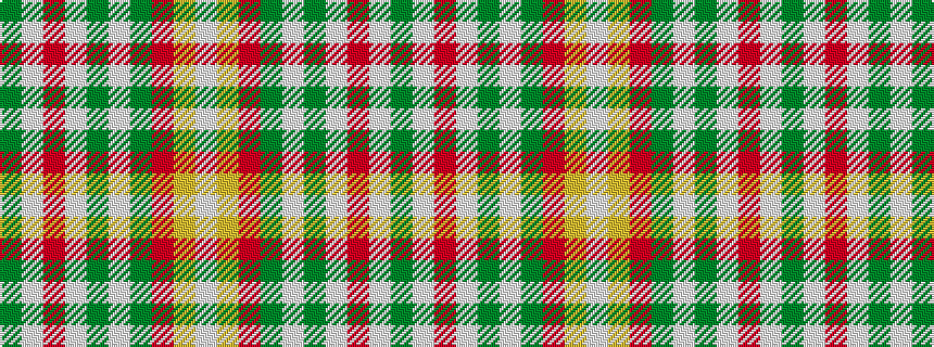idealised woven sample of pattern GWRWGWGRYW